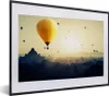 MuchoWow® MuchoWow® Gerahmtes Poster Heißluftballon - Nebel Produktbild-Vorschau 1