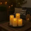 LED Kerze aus Echtwachs mit Timer 7,5cm gross | Ramadan Produktbild-Vorschau 4