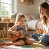 COSTWAY 21-calowa ukulele sopranowa, drewniany zestaw Podgląd zdjęcia produktu 2