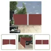 The Living Store Ausziehbare Seitenmarkise Braun 120 x 1000 Produktbild-Vorschau 1