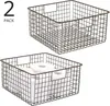 Koupelnový koš sada 2 bronzových úložných boxů policový koš Náhled obrázku produktu 1