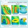 Nadmuchiwany COSTWAY z dmuchawą, park wodny z dwiema Podgląd zdjęcia produktu 4
