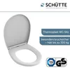 Termoplastické WC sedátko SCHÜTTE BÍLÉ, PREMIUM, s Náhled obrázku produktu 2