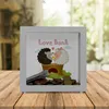 Igel Rahmen Spardose aus Holz mit Spruch Love Bank Produktbild-Vorschau 2