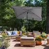SONGMICS Sonnenschirm 180 x 125 cm UPF 50+ Sonnenschutz Produktbild-Vorschau 1