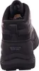 The back view of a black Skechers slip-in boot. Náhled obrázku produktu