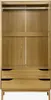 sweeek - Kleiderschrank im Vintage-Stil mit Holzdekor, 2 Produktbild-Vorschau 2