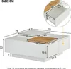 MODFU Table Basse Moderne avec 4 Tiroirs et Plateau Voir les images du produit 4
