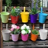 10er Set Blumentöpfe Balkontopf Pflanztopf Übertopf bunt Produktbild-Vorschau 4
