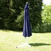 VCM Sonnenschirm Ø 3,8m | Schirm mit Kurbel aus Alu | Produktbild-Vorschau 1