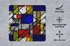 MuchoWow® Mauspad Mousepad Mondrian - Glasmalerei - Alte Produktbild-Vorschau 2
