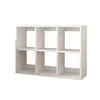 Libreria, 6 ripiani, colore bianco, mobile aperto, stile Anteprima dell’immagine prodotto 1
