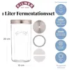 Kilner Fermentier Set | 1 Liter Glas mit Gärungsdeckel | Produktbild-Vorschau 3