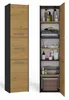 Topeshop S43 ANTRACYT/ARTISAN, 6 Regale, Partikelbord, Produktbild-Vorschau 13