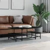 vidaXL Table basse noire 100x50,5x40 cm Bois composite Voir les images du produit 2
