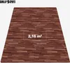 A 3D rendering of a floor mat with a wood grain pattern. Náhľad obrázku produktu