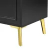 Sideboard mit goldenen Griffen und Beinen 4 Schubladen Produktbild-Vorschau 5