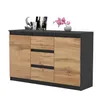 Komoda 120 cm Antracyt / Wotan AGA Bezuchwytowa Nowoczesna Podgląd zdjęcia produktu 5