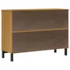 vidaXL Kredens ze szklanymi drzwiami FLAM 110x40x80 cm lite Podgląd zdjęcia produktu 7
