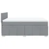 Boxspringbett mit Matratze Hellgrau 160x200 cm Stoff Produktbild-Vorschau 5