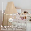 Babybett Himmel aus 100% Musselin - luftiger Baldachin Produktbild-Vorschau 5
