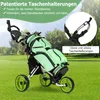 Wózek golfowy COSTWAY z 3 kołami, składany, z uchwytem na Podgląd zdjęcia produktu 3