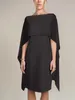 APART Fashion Damen Etuikleid mit Chiffon Umhang, Produktbild-Vorschau 2