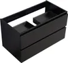 Meuble de salle de bain Angela 90cm - Noir Mat - Armoire Voir les images du produit 4