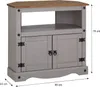 TV Rack RAMON 85 cm Regal TV Schrank Kiefer massiv im Produktbild-Vorschau 8