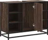 vidaXL Mueble bajo lavabo, color marrón, aspecto de roble, Vista previa de la imagen del producto 6