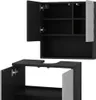 Badmöbel-Set Vicco Edge Schwarz 2 Teile, Model 40563 Produktbild-Vorschau 6