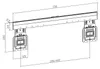 Ultra slim wall mount for TV Maclean MC-481 Anteprima dell’immagine prodotto 8