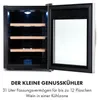 Klarstein Weinkühlschrank, Getränkekühlschrank Schmal, 1 Produktbild-Vorschau 3