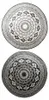 Tapis de jardin réversible rond - D 180 x 0,8 cm - Motifs Voir les images du produit 1