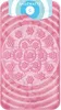Circul Badewannenmatte 66 x 38 cm pink Muster Produktbild-Vorschau 1