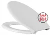 HARO WC-Sitz Plus 23 mit Deckel weiß Scharniere Edelstahl Produktbild-Vorschau 11