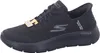 A black Skechers Go Walk Flex shoe is shown from a side angle against a white background. Produktbild-Vorschau