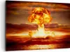 Bild auf Leinwand - Leinwandbild - Krieg Atombombe Pilz Produktbild-Vorschau 1