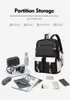 4-teiliger Rucksack wasserdichter Rucksack Schultasche Produktbild-Vorschau 2
