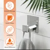 ECENCE 1x Toilettenpapierhalter + 2x Handtuchhaken ohne Produktbild-Vorschau 2
