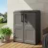 Cache Poubelles de tri Selectif 2 Sacs Meuble mi- hauteur Voir les images du produit 9