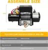 STANEW Elektrische Seilwinde 12V, 6 000 LBS/ 2722 KG, Produktbild-Vorschau 2