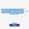 Ladeheid Strand Windschutz Sichtschutz LAEX001 (Marine-64, Produktbild-Vorschau 2