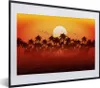 MuchoWow® MuchoWow® Gerahmtes Poster Palme - Sonne - Vogel Produktbild-Vorschau 1