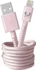 Hama USB auf Lightning Kabel 2m, Smokey Pink, beidseitig Produktbild-Vorschau 1