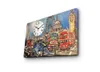 Opviq, 5070CS- CTY1638, Bunt, Wanduhren, 45 x 70, 100% Produktbild-Vorschau 2