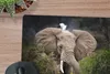MuchoWow® Mauspad Mousepad Elefant - Reiher - Pflanze 23x19 Produktbild-Vorschau 2