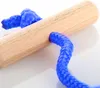 com-four® 2x Premium Schlittenleine mit Holzgriff, extra Produktbild-Vorschau 4