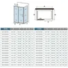 U-Form Duschkabine 110cm Schiebetür mit 2x Seitenteil 80cm Produktbild-Vorschau 6