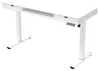 Białe biurko elektryczne z regulacją wysokości 140x60 cm z Podgląd zdjęcia produktu 1